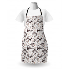 Reptiles Footprints Apron