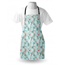 Birds Hearts Flowers Apron