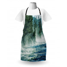 River Trees Nature Apron