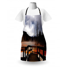 Hot Spring Scenery Apron