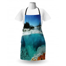 Snowy Forest Pool Apron