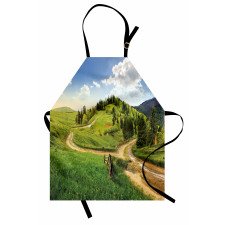 Hillside Meadow Trees Apron