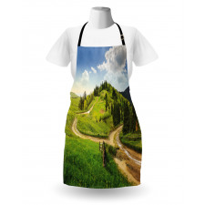 Hillside Meadow Trees Apron