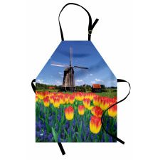 Blooming Tulip Windmill Apron