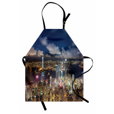 Night View Hong Kong Apron