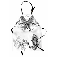 Butterfly Floral Apron