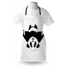 Hayvan Deseni Mutfak Önlüğü Sevimli Panda