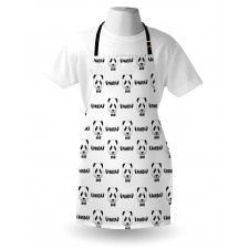 Panda Bow Tie Apron