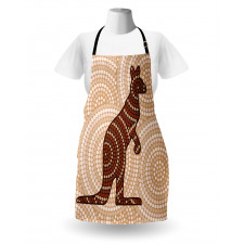 Hayvan Deseni Mutfak Önlüğü Kanguru Figürlü