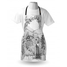 Valley Winery House Art Apron