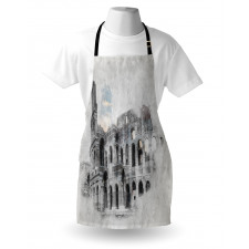 Colosseum Rome Sketch Apron