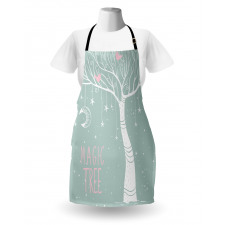 Stars Moon Pastel Colored Apron