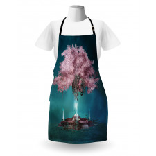 Pink Blossom Art Apron