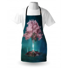 Pink Blossom Art Apron