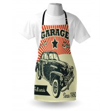 60's Retro Car Pop Art Apron