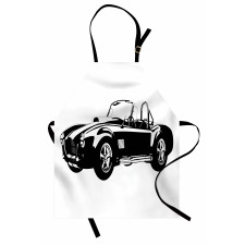 Classic Car Silhouette Apron