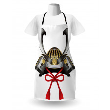Samurai Kabuto Mask Apron