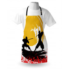 Watercolor Style Ninja Apron