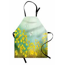 Daisies and Dragonflies Apron