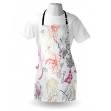 Hibiscus Moth Ornate Apron