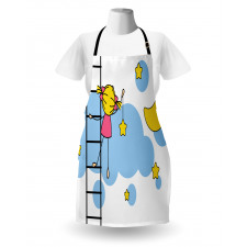 Girl Ladder with Star Apron