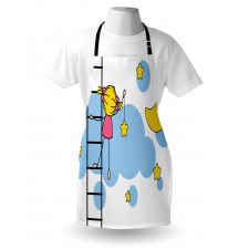 Girl Ladder with Star Apron