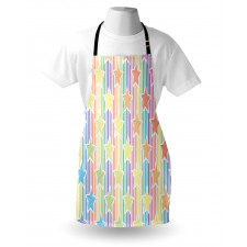 Star Rainbow Stripes Apron