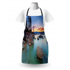 Romantic Lake Sunset Apron