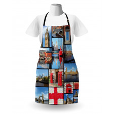 City Landmarks Floral Apron