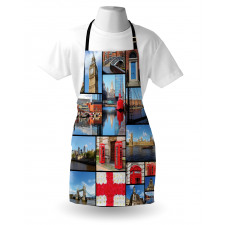 City Landmarks Floral Apron