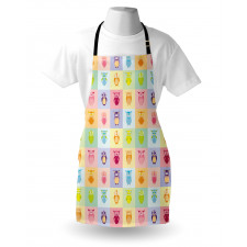 Colorful Owl Kids Apron