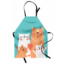 Kitty Couple Happy Apron