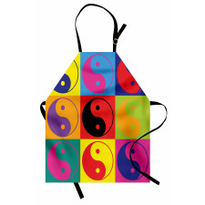 Ying Yang Hippie Apron