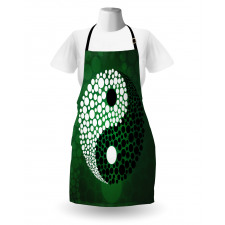 Ying Yang Green Harmony Apron