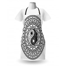 Eastern Blossom Yin Yang Apron