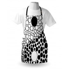 Abstract Retro Dots Apron