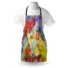 Watercolor Forest Apron