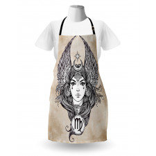 Hand Drawn Astrological Apron