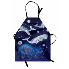 Space Universe Planet Apron