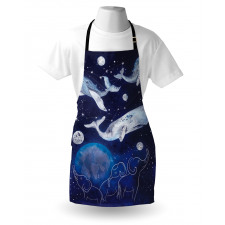 Space Universe Planet Apron