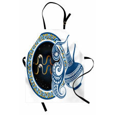 Aquarius Sign Apron