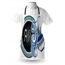 Aquarius Sign Apron