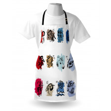 Zodiac Signs Artwork Apron