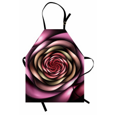 Rose Petals Modern Art Apron