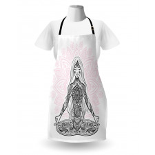 Meditation Lotus Mandala Apron