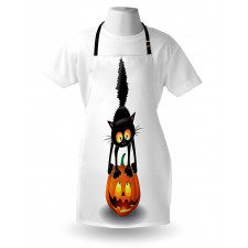 Cartoon Animal on Pumpkin Apron