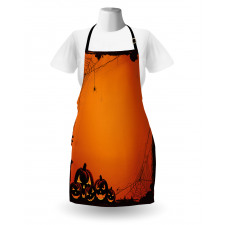 Halloween Pumpkin Scary Apron