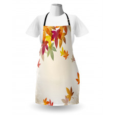 Maple Leaves Pastel Art Apron