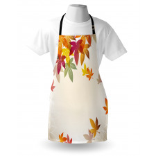 Maple Leaves Pastel Art Apron