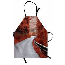 Dreamy Road Travel Theme Apron